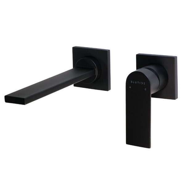 Silk Black Basin/Bath Mixer Trim Kit