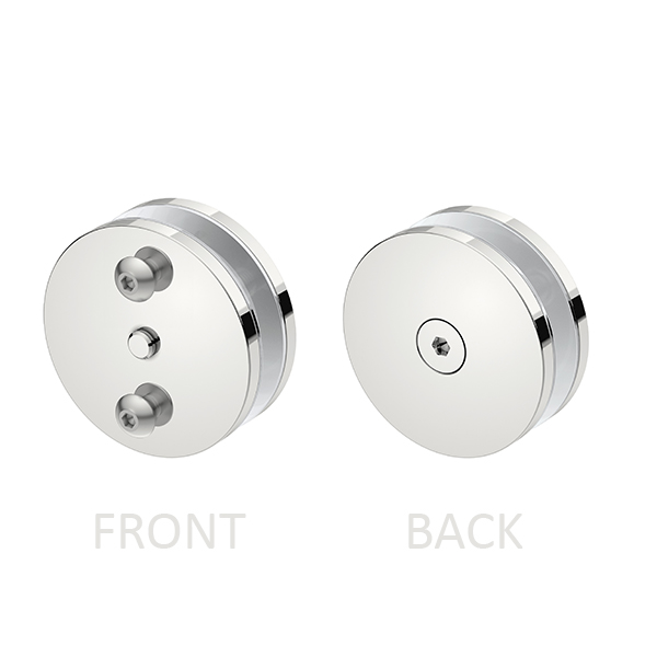 Brushed Chrome 1005 Glass Mounting RL (Single Set)