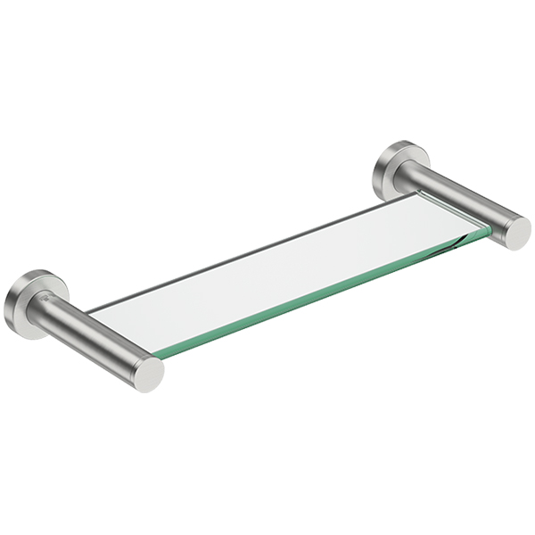 Bathroom Butler Brushed Stainless Steel (4625) 330mm Glass Shelf